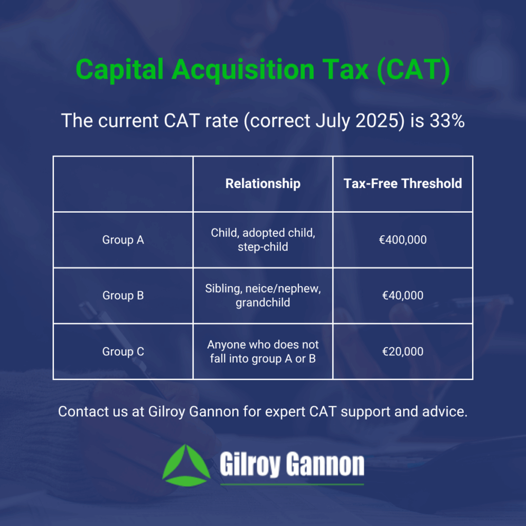 Capital Acquisition Tax (CAT)