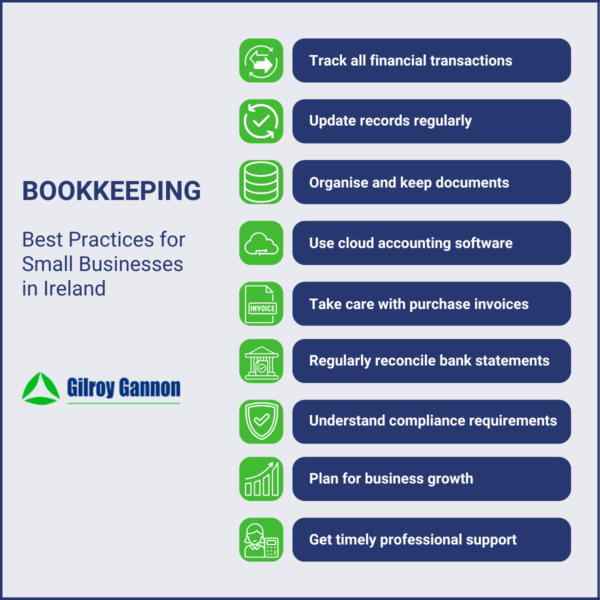 Bookkeeping Best Practices for Small Businesses in Ireland Bookkeeping Best Practices for Small Businesses in Ireland
