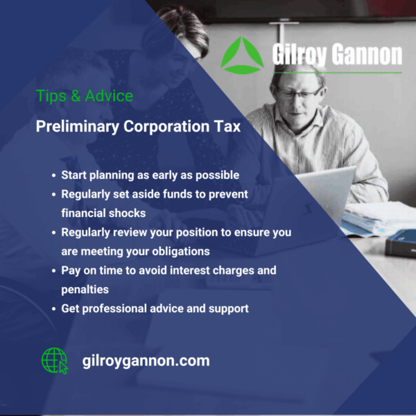 Preliminary Corporation Tax Tips and Advice Preliminary Corporation Tax Tips and Advice
